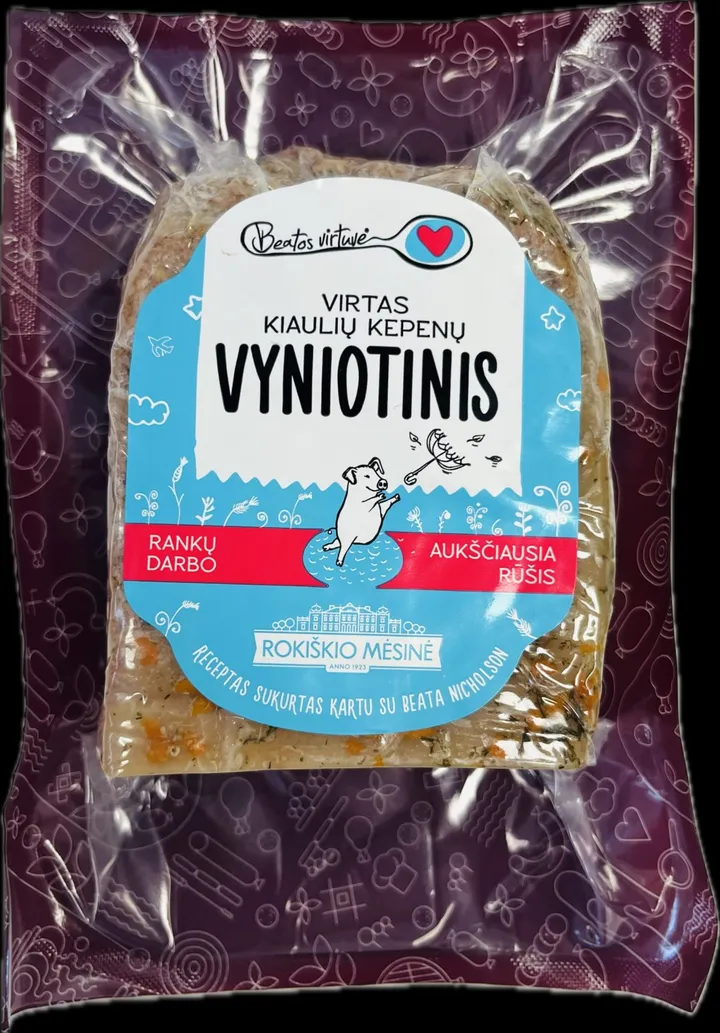 BEATOS VIRTUVĖS Virtas kiaulių kepenų vyniotinis
