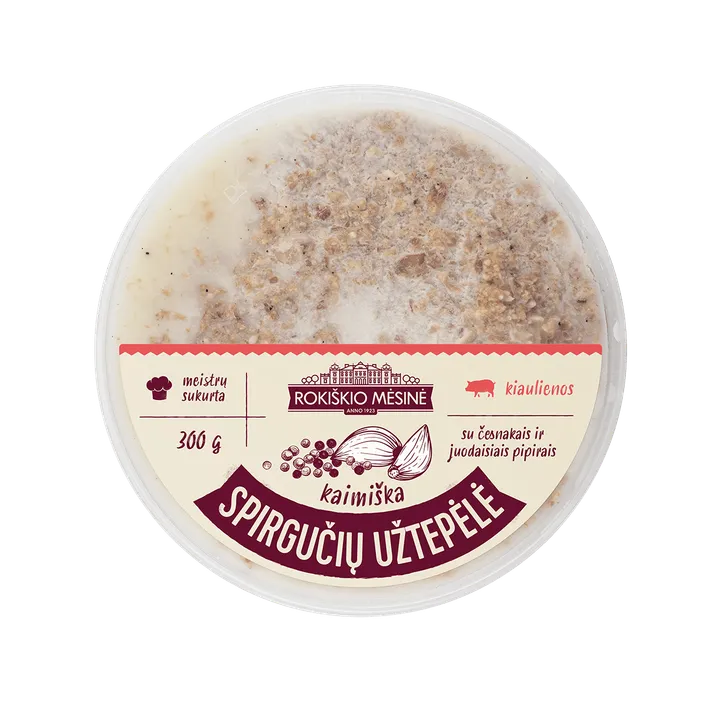 KAIMIŠKA SPIRGUČIŲ UŽTEPĖLĖ